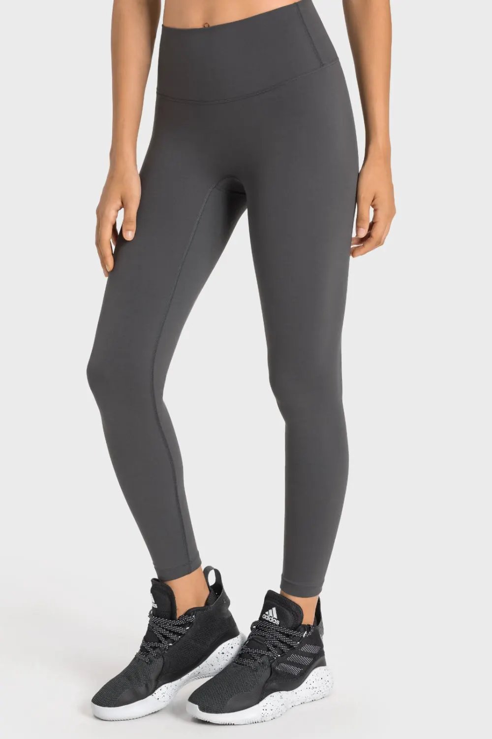 Millennia High-Rise Wide Waistband Yoga Leggings by Millennia