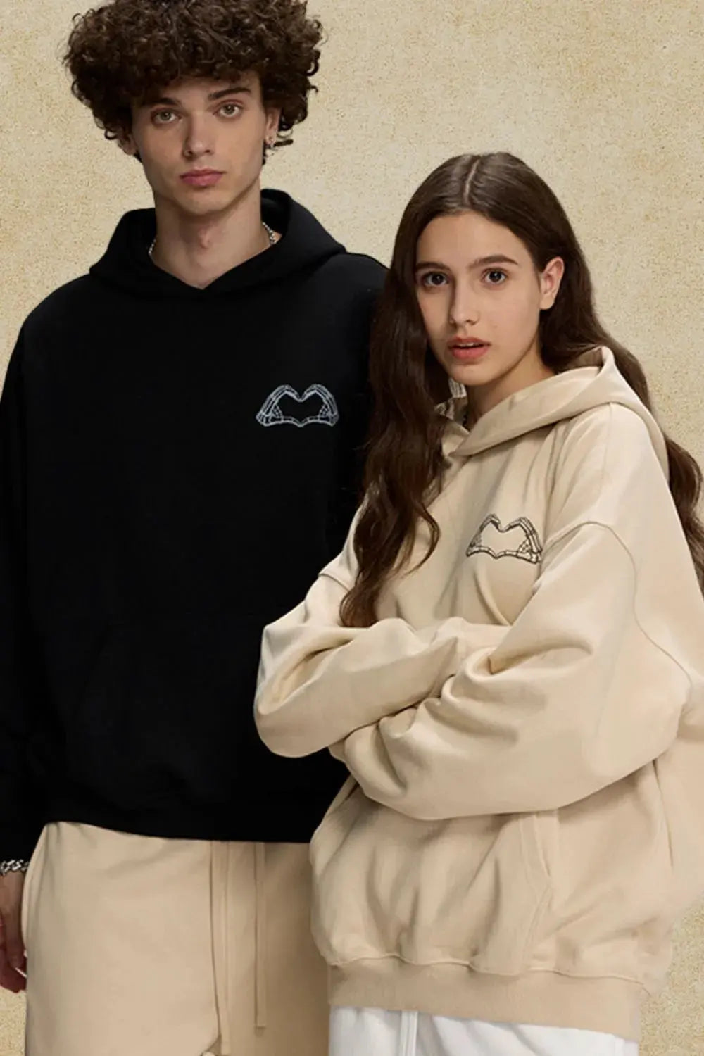 Men's Graphic Long Sleeve Hoodie by Trendsi
