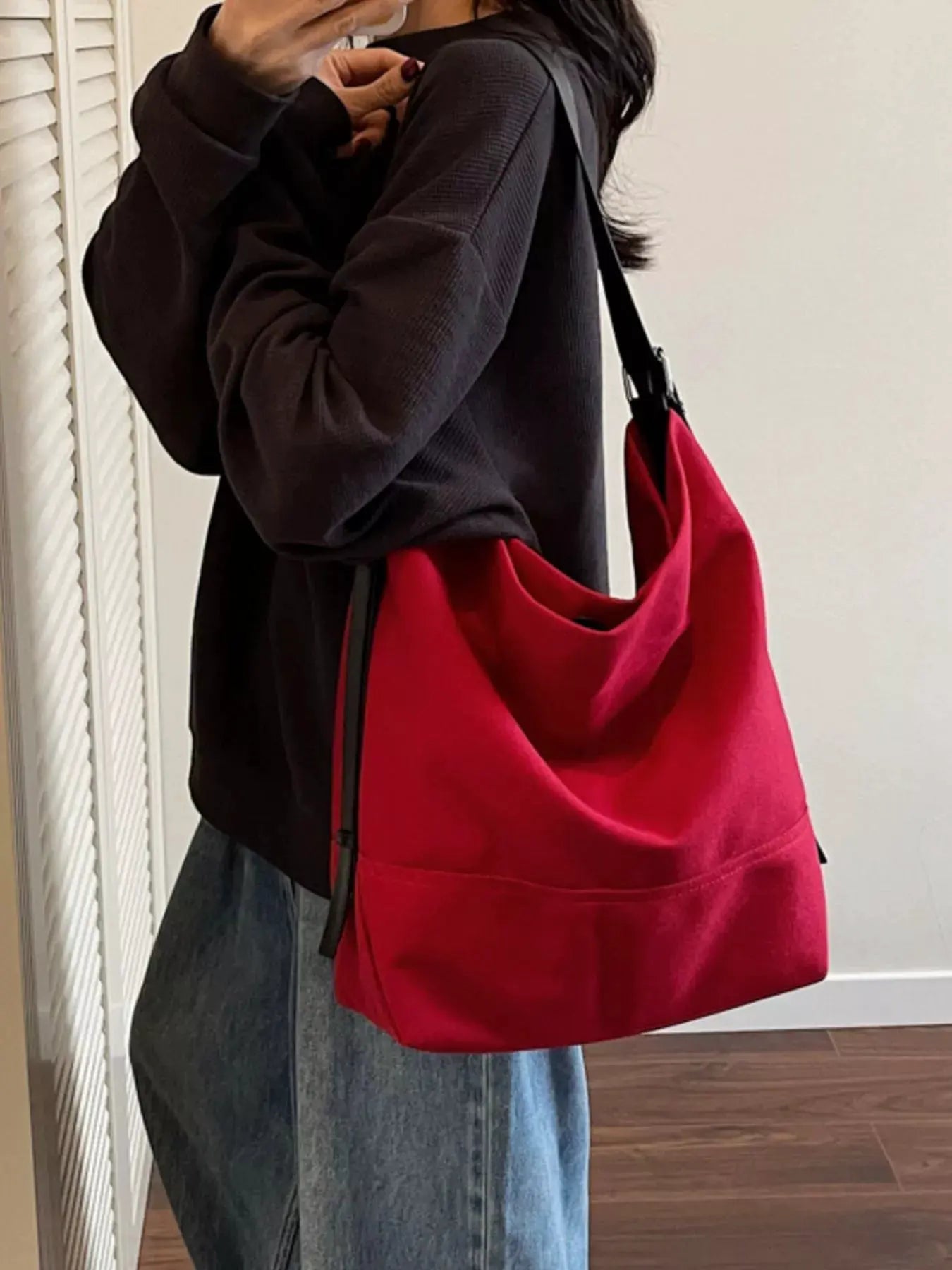 Adjustable Strap Handbag by Partner Label