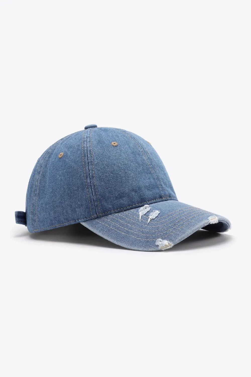 Distressed Adjustable Baseball Cap by Partner Label