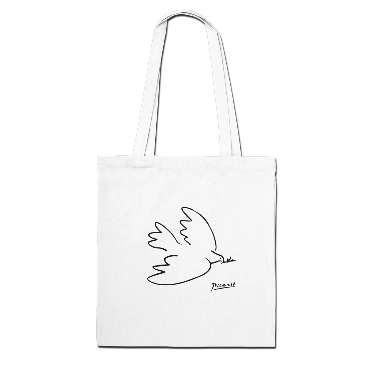 Pablo Picasso Dove of Peace 1949 artwork tote bag by Art-O-Rama Shop