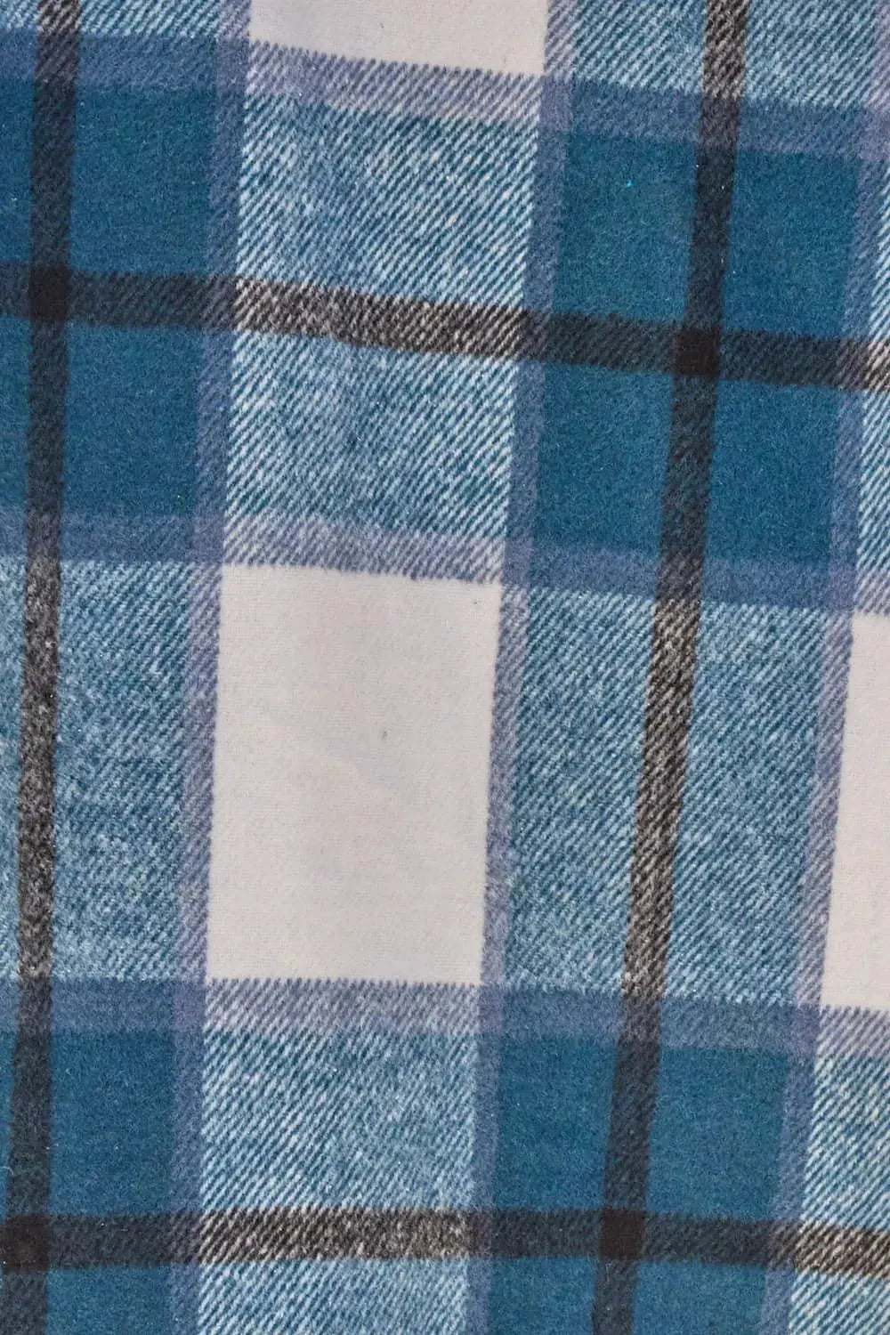 Double Take Full Size Plaid Button Up Lapel Collar Coat by Double Take