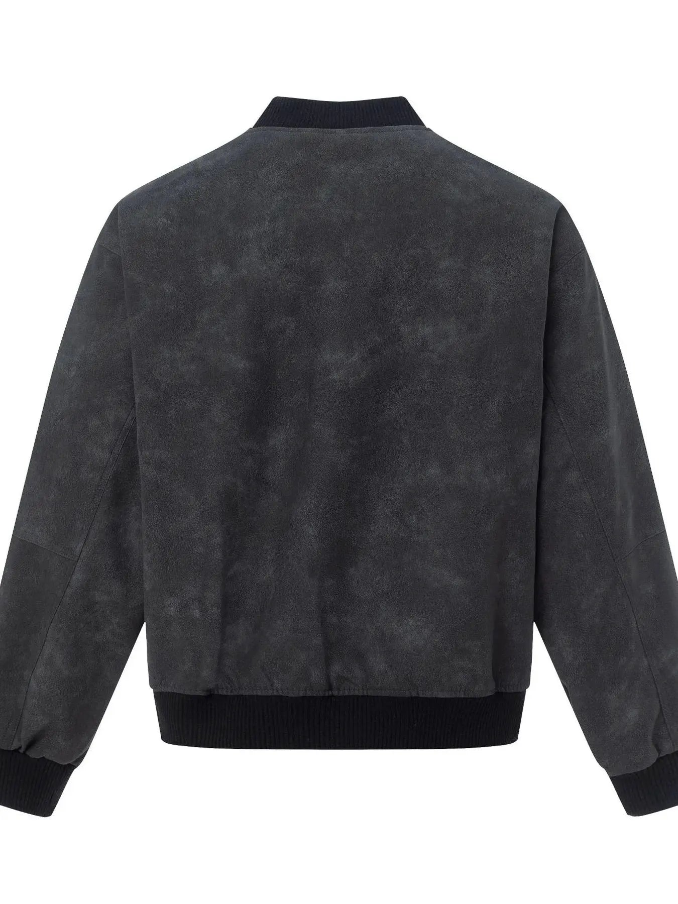 Men's Zip Up Letter Graphic Bomber Jacket by Partner Label