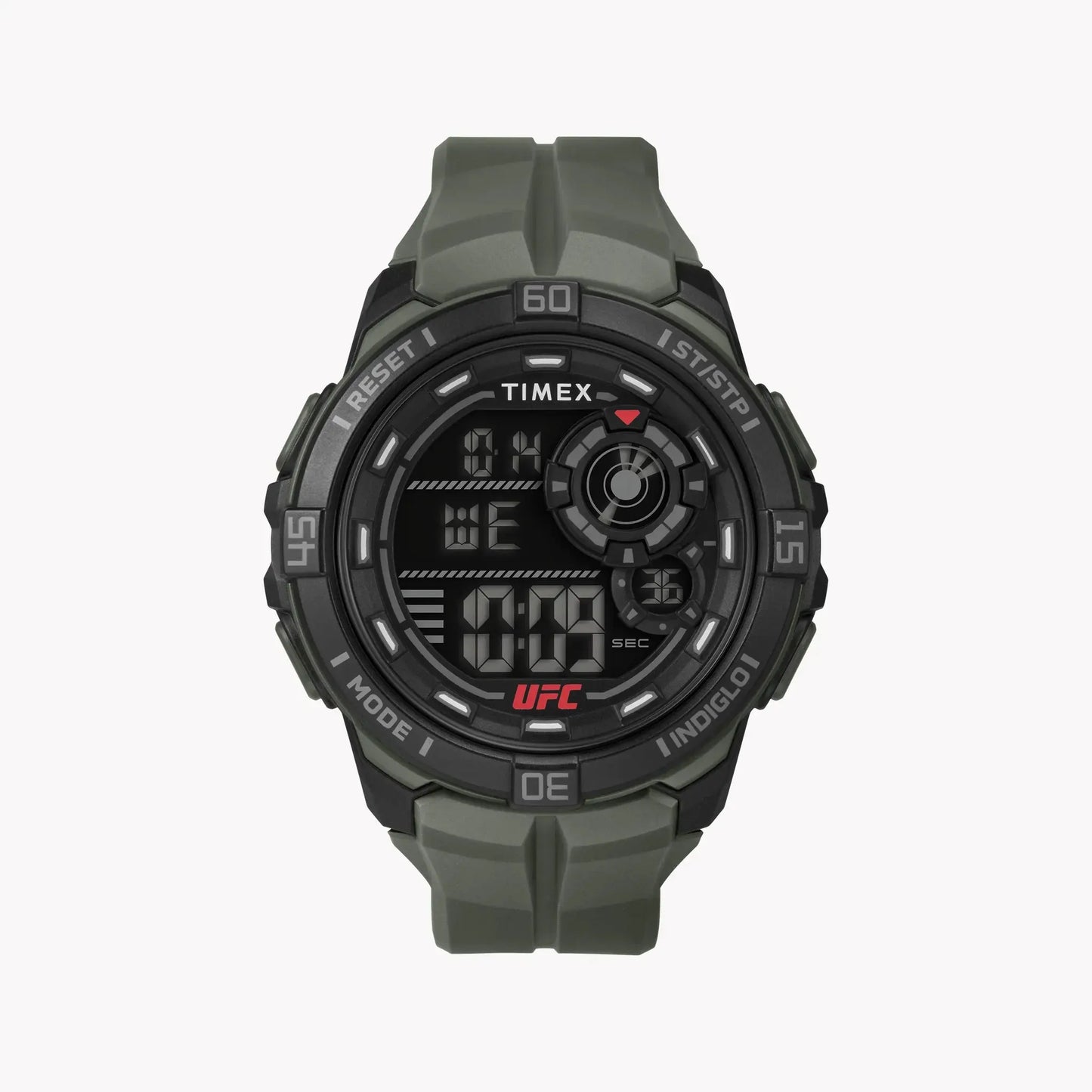 Timex Men's Black Resin Watch, Green Band | T5k836 by TIMEX
