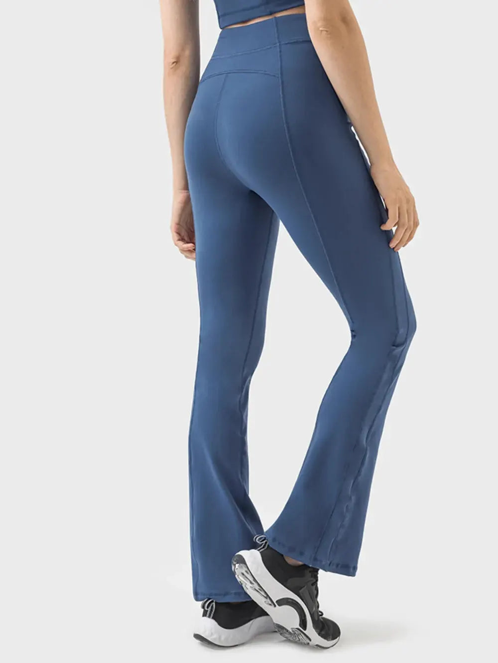 Millennia Zipper Detail High Waist Active Pants by Millennia