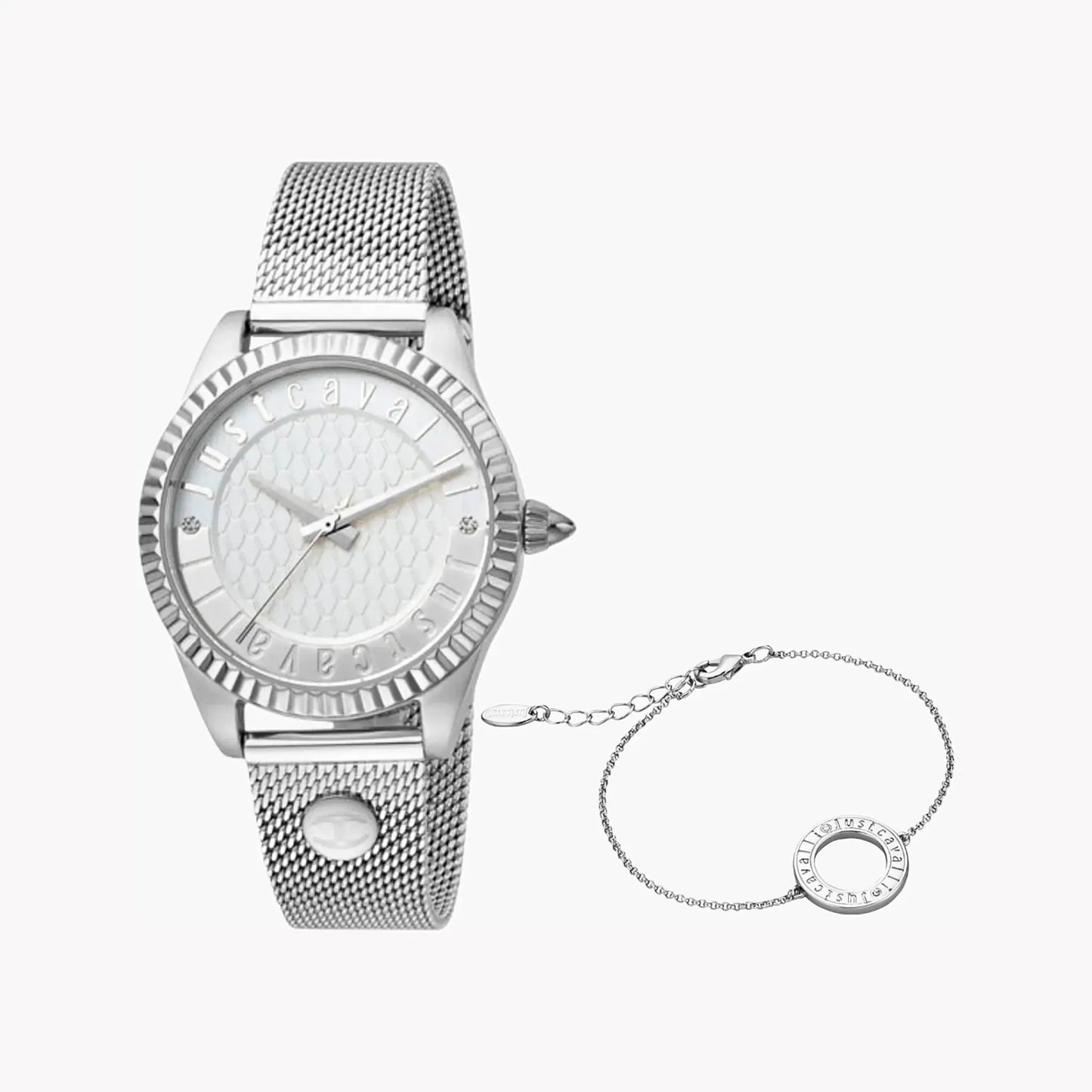 Just Cavalli Women's Silver Watch, Silver Dial | Jc1l133m0055 by JUST CAVALLI