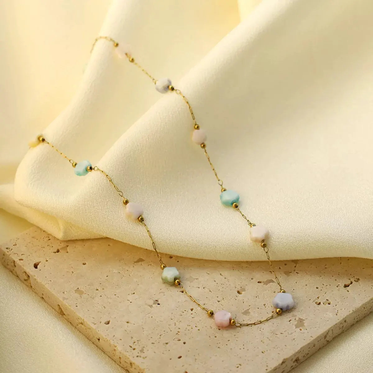18K Gold-Plated Star Charm Necklace by Partner Labels