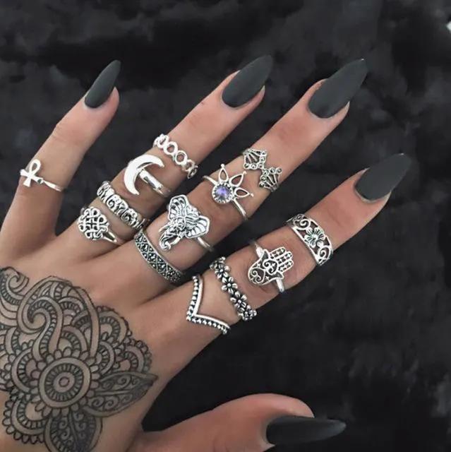 Our Favorite set of rings - Vintage Knuckle Rings! by Maiden-Art