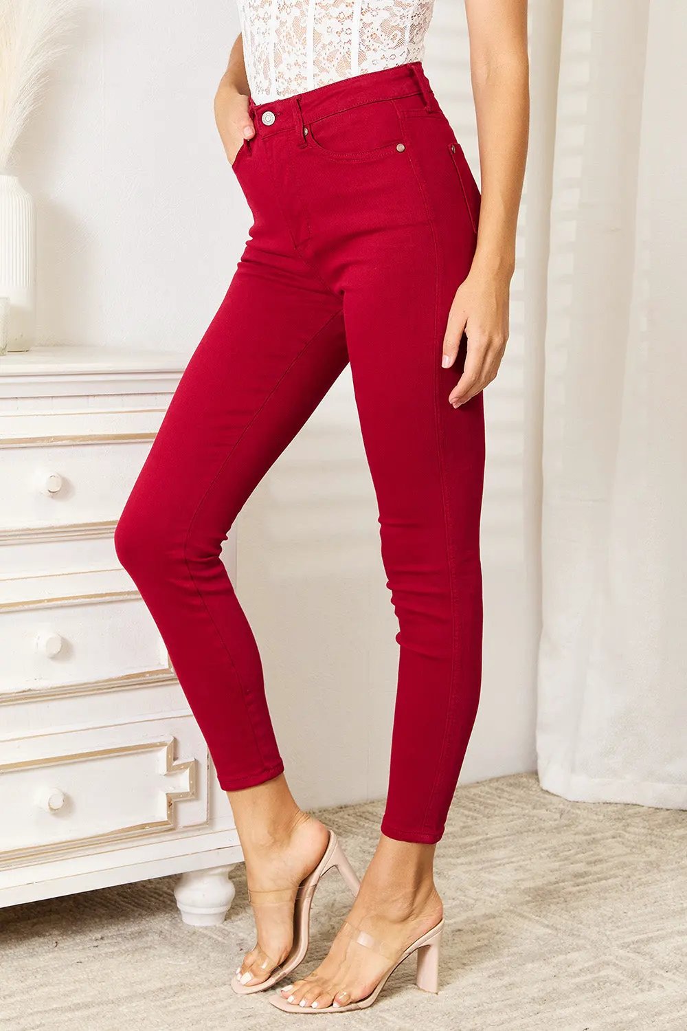 Judy Blue Full Size High Waist Tummy Control Skinny Jeans by Judy Blue