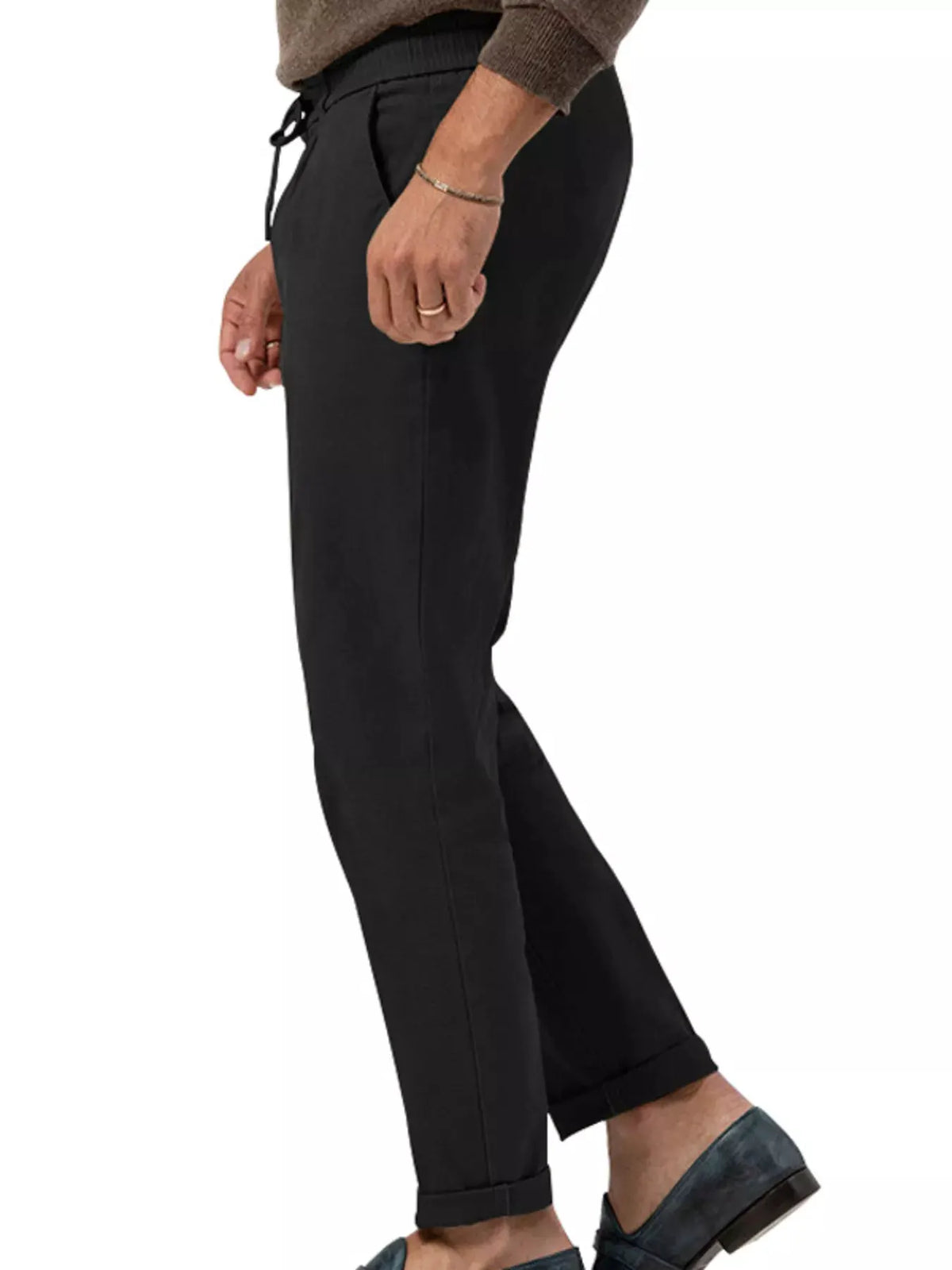 Men's Full Size Casual Drawstring Pants Plus Size by Trendsi