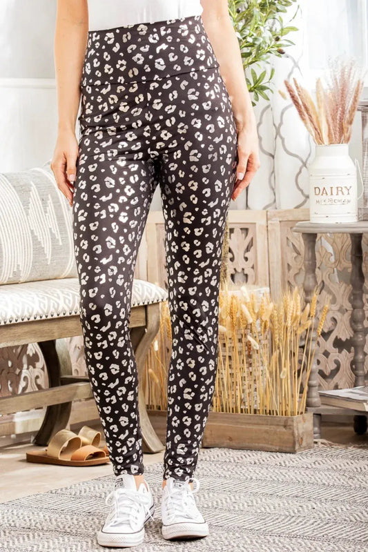 Heimish Full Size Leopard High Waist Leggings by Heimish