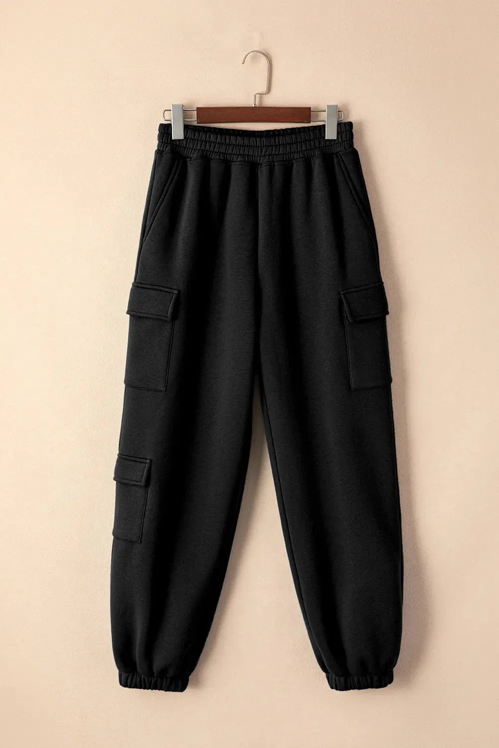 Pocketed Elastic Waist Active Joggers by Partner Label