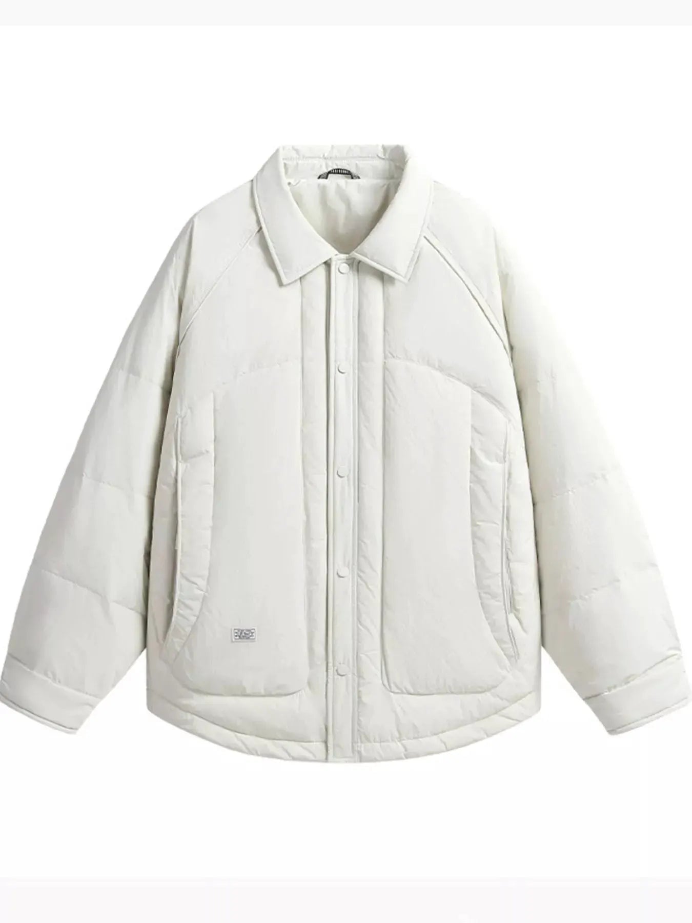 Men’s Plus Size Lightweight Padded Snap-Down Jacket by Partner Label
