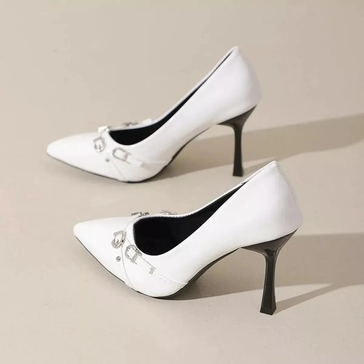 Point Toe High Heels Pumps by Partner Label