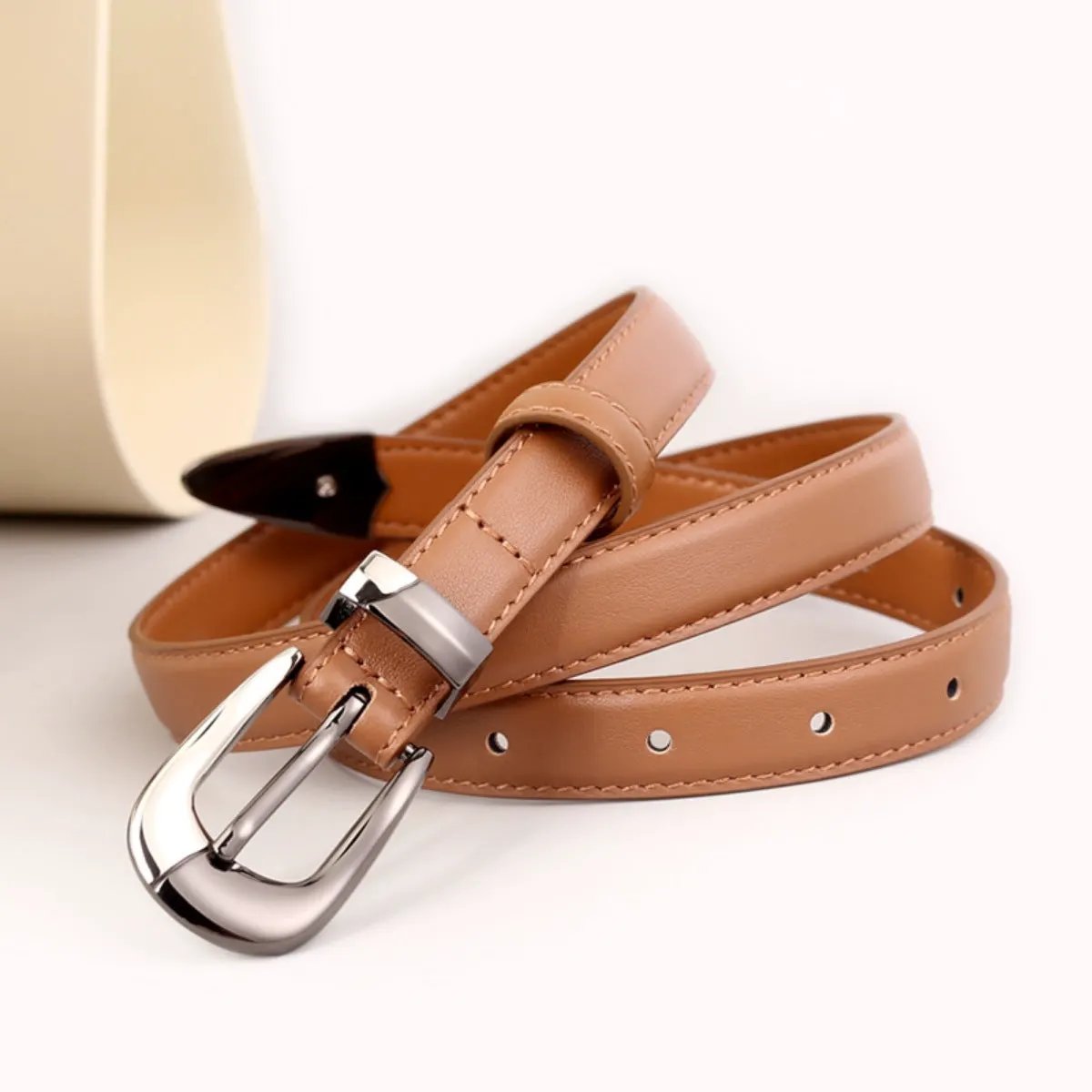 Metal Buckle Belt by Trendsi