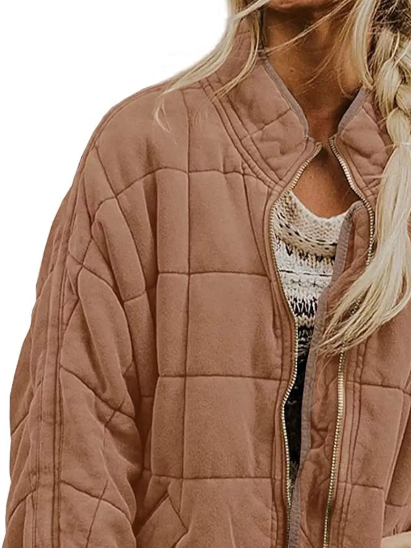 Quilted Zip Up Outerwear | Partner Labels Selection by Partner Label