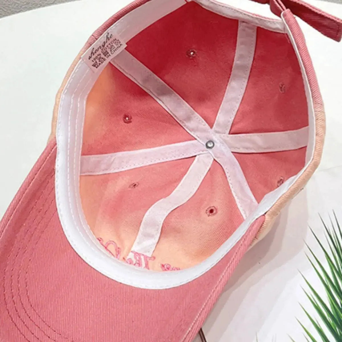 Embroidered Adjustable Cotton Baseball Cap by Partner Label