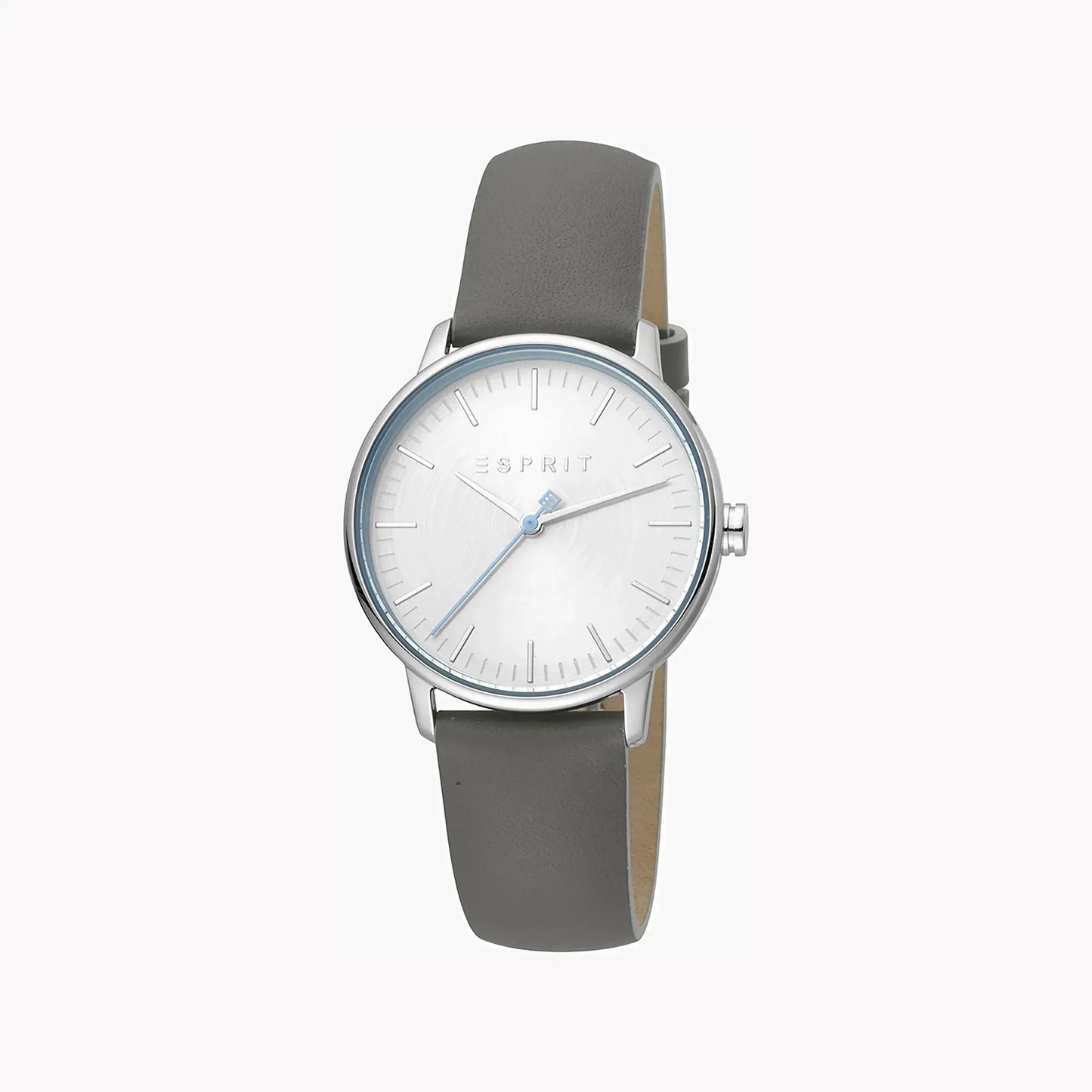 Esprit Women's Grey Leather Watch, Silver Dial | ES1L154L0025 by ESPRIT