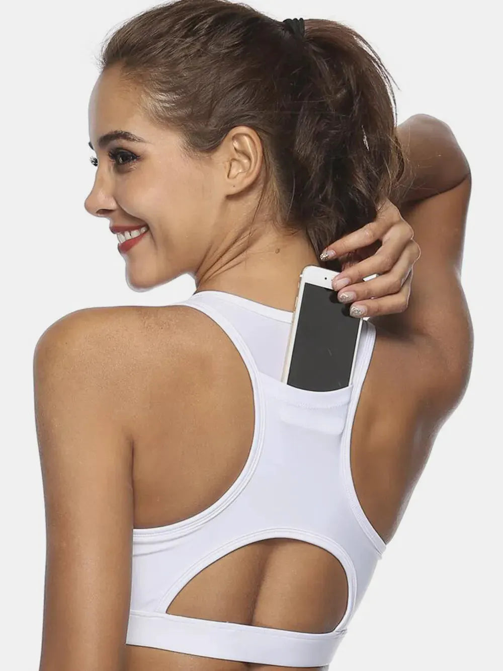 Cutout Scoop Neck Active Tank by Partner Label