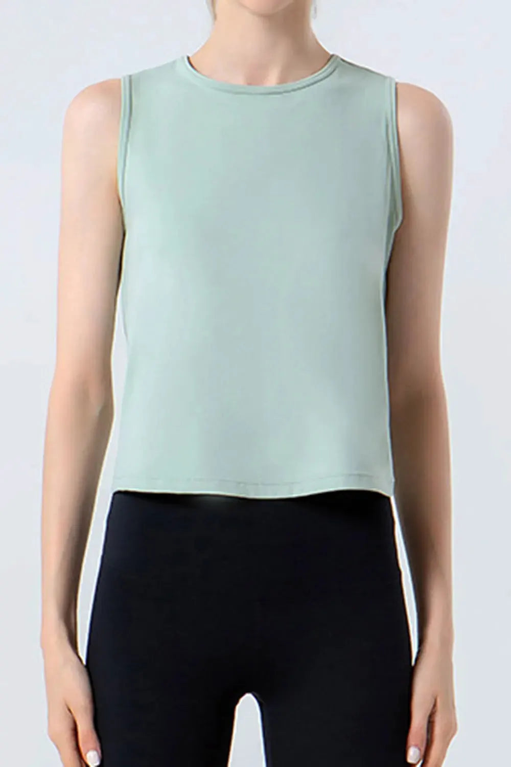 Round Neck Active Tank by Partner Label