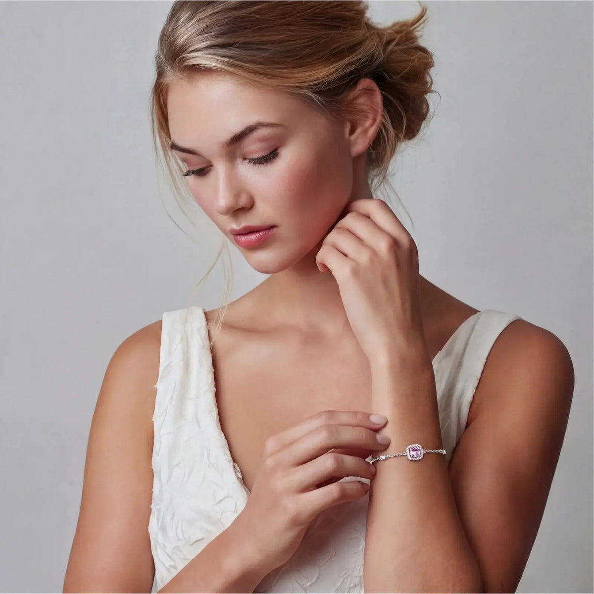 Blush Dreams Moissanite Set by Equanimity Essence.