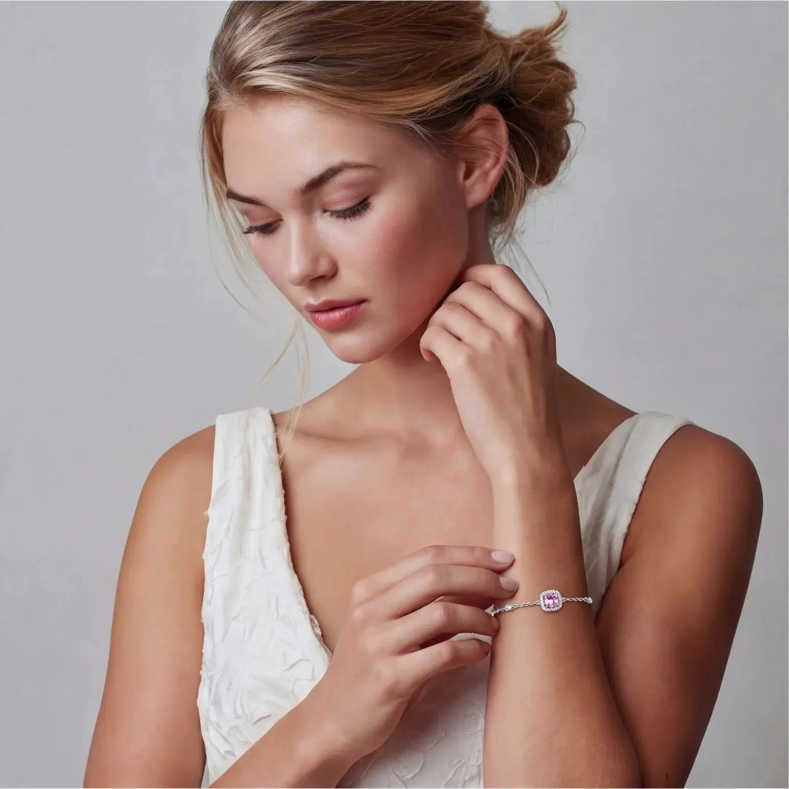 Blush Dreams Moissanite Set by Equanimity Essence.