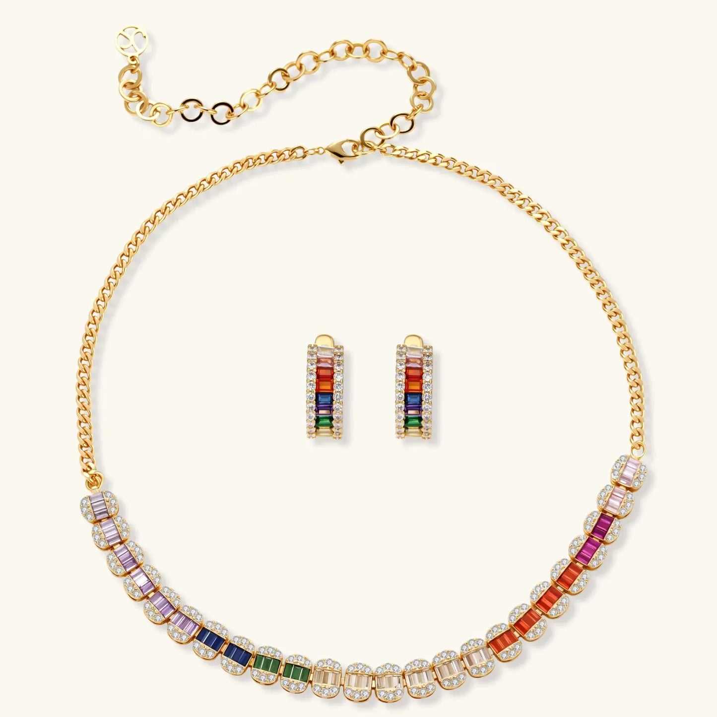 Rainbow Spectrum Jewelry Set by Equanimity Essence.