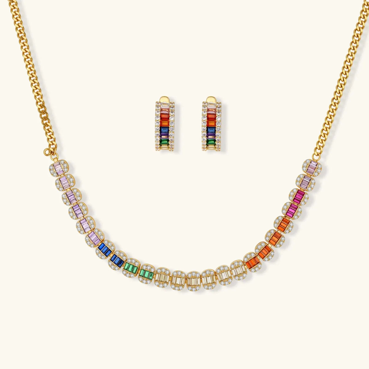 Rainbow Spectrum Jewelry Set by Equanimity Essence.