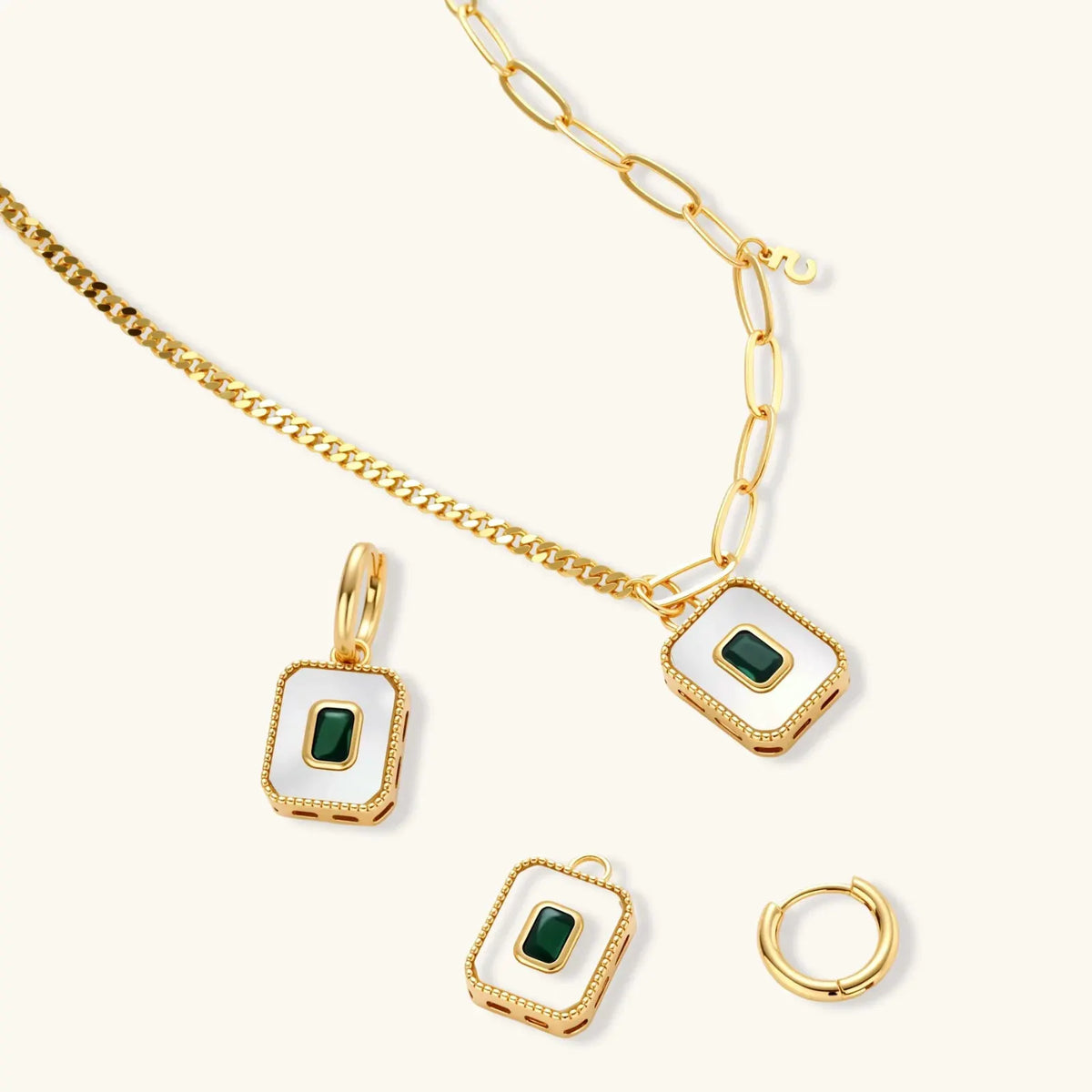 Emerald Square Set by Equanimity Essence.
