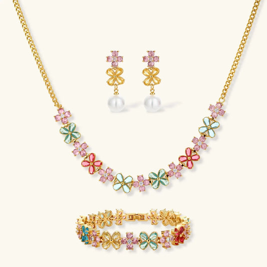 Garden Bloom Jewelry Set by Equanimity Essence.