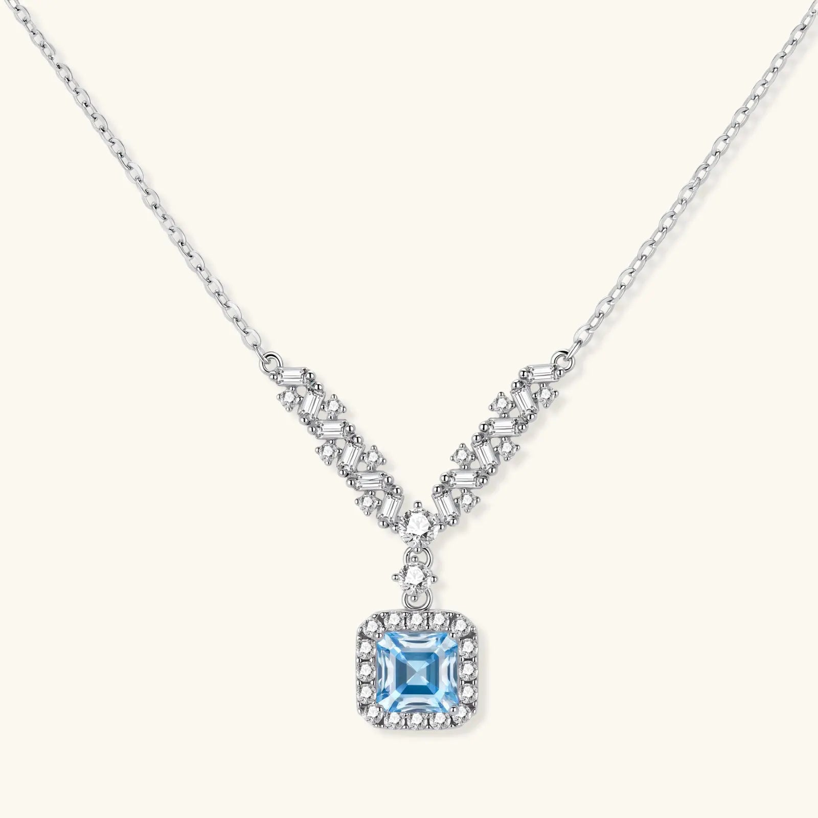 Celestial Arc Moissanite Necklace by Equanimity Essence.