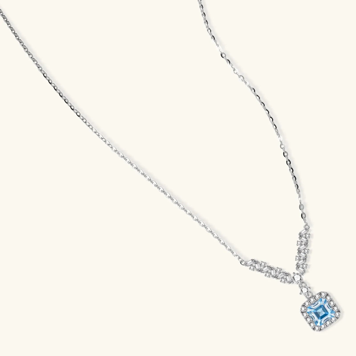 Celestial Arc Moissanite Necklace by Equanimity Essence.