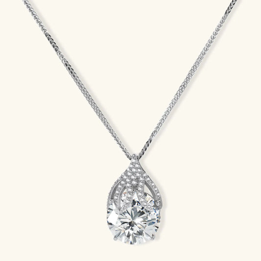 Teardrop Brilliance Necklace by Equanimity Essence.