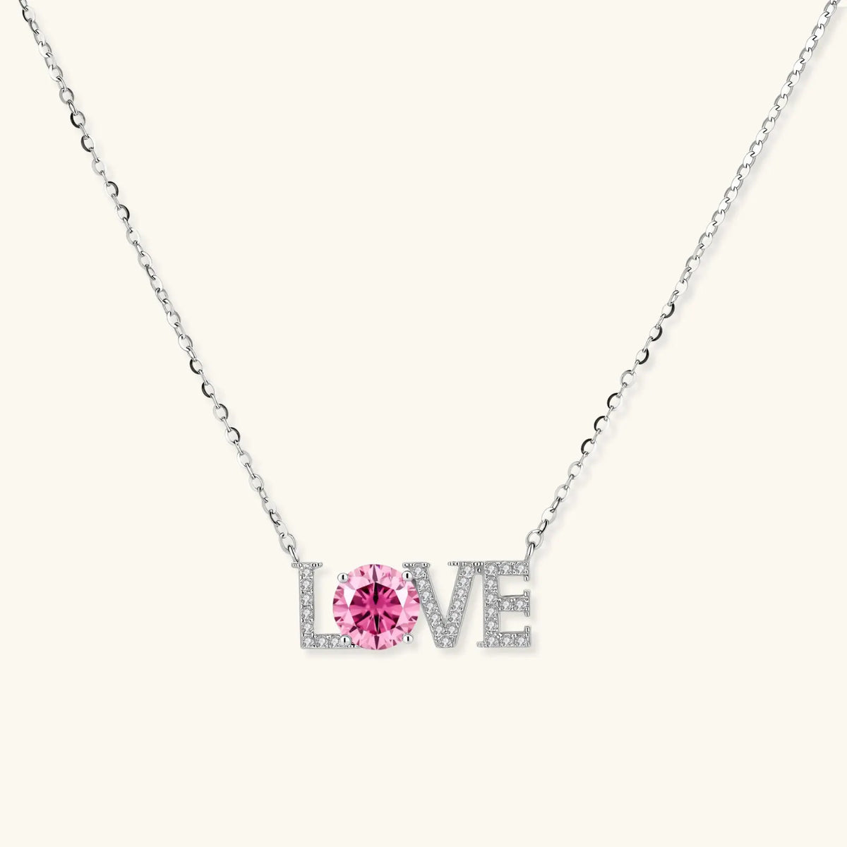 Love Statement Necklace by Equanimity Essence.