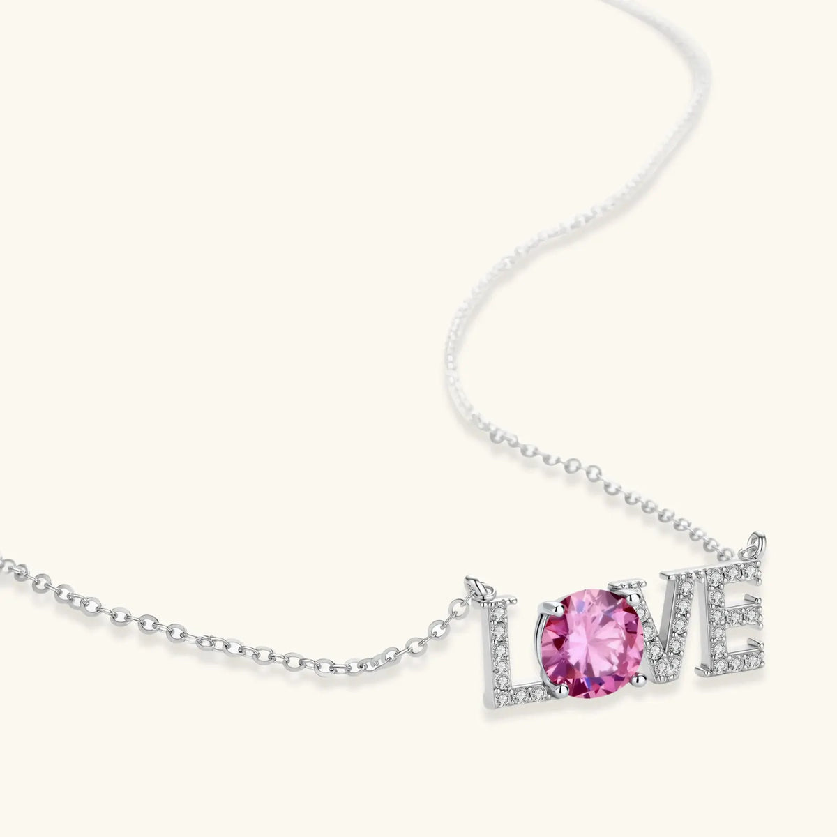 Love Statement Necklace by Equanimity Essence.