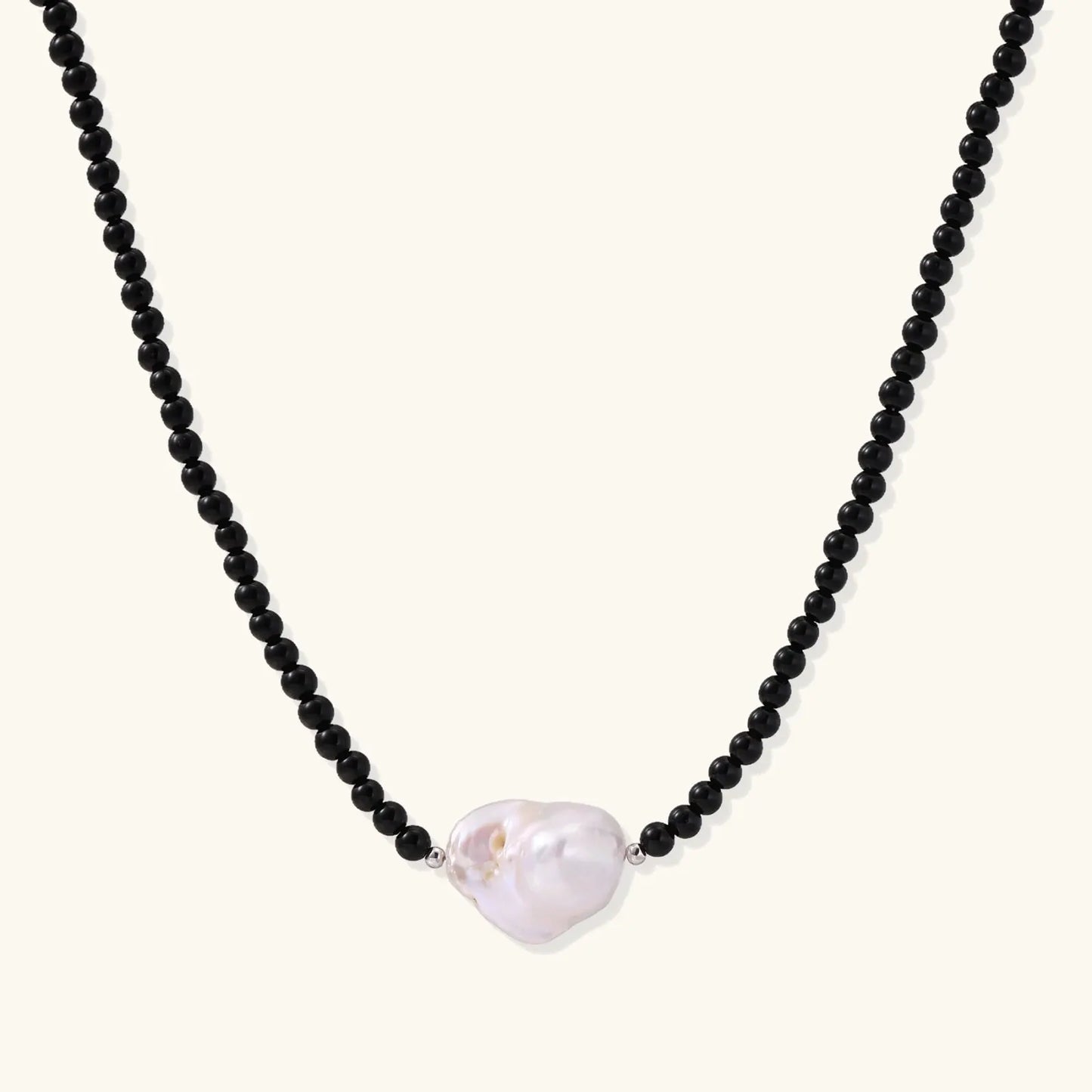 Midnight Pearl Necklace by Equanimity Essence.