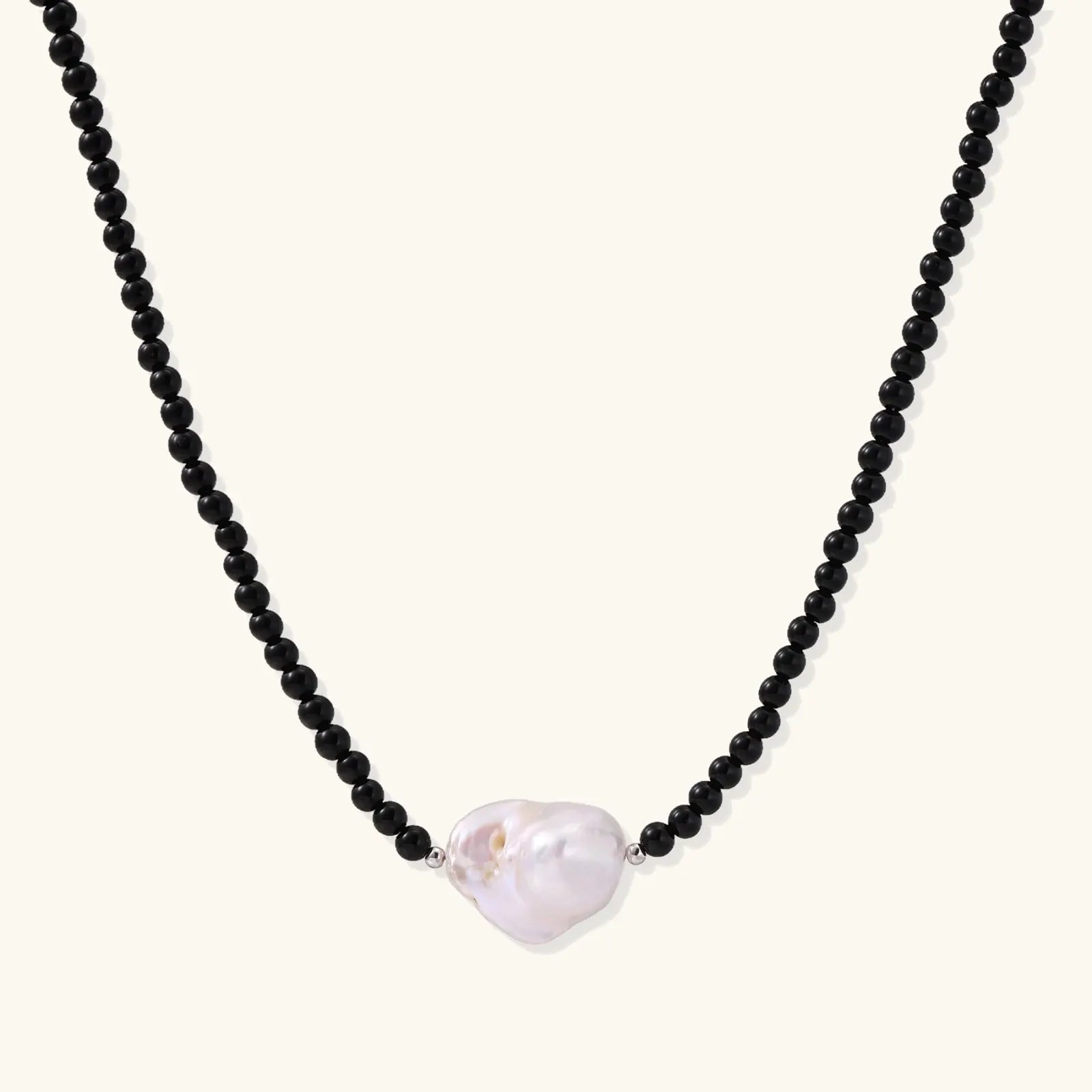 Midnight Pearl Necklace by Equanimity Essence.