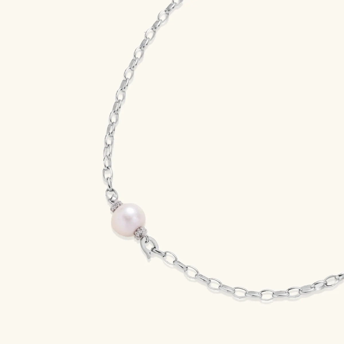 Luna Pearl Chain Necklace by Equanimity Essence.