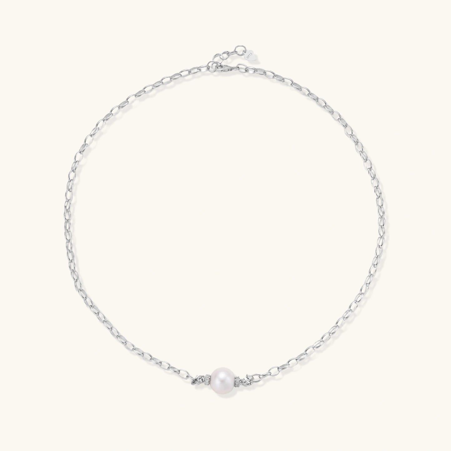 Luna Pearl Chain Necklace by Equanimity Essence.