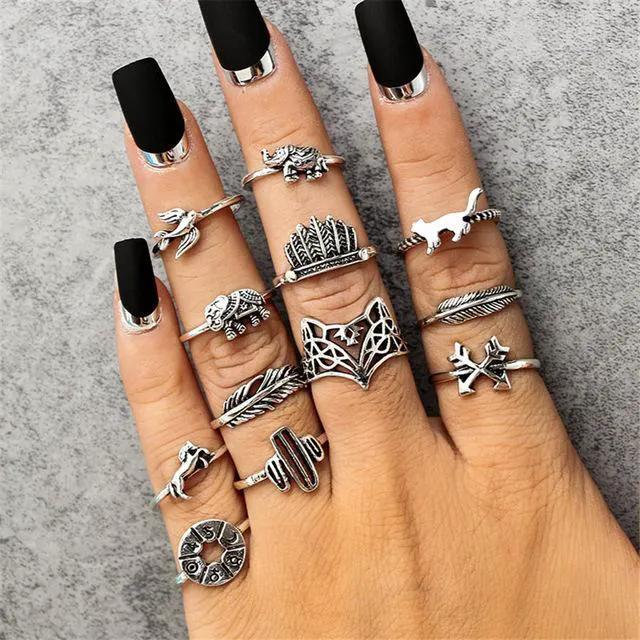 Our Favorite set of rings - Vintage Knuckle Rings! by Maiden-Art