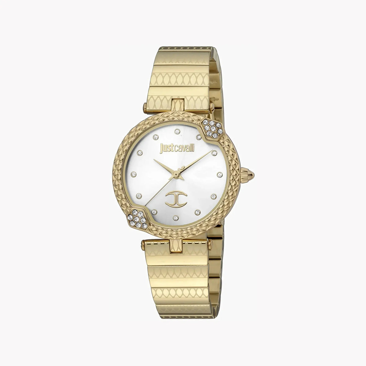 Just Cavalli Women's Gold Stainless Steel Watch, Silver Dial | Jc1l197m0065 by JUST CAVALLI