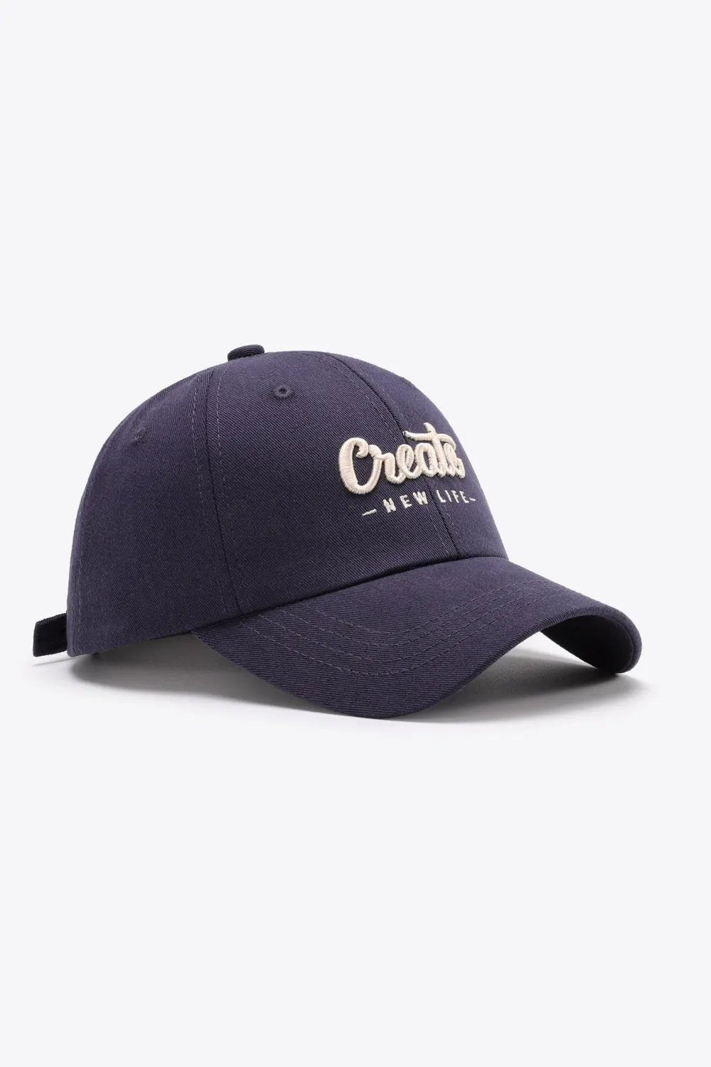 CREATE NEW LIFE Adjustable Cotton Baseball Cap by Partner Label