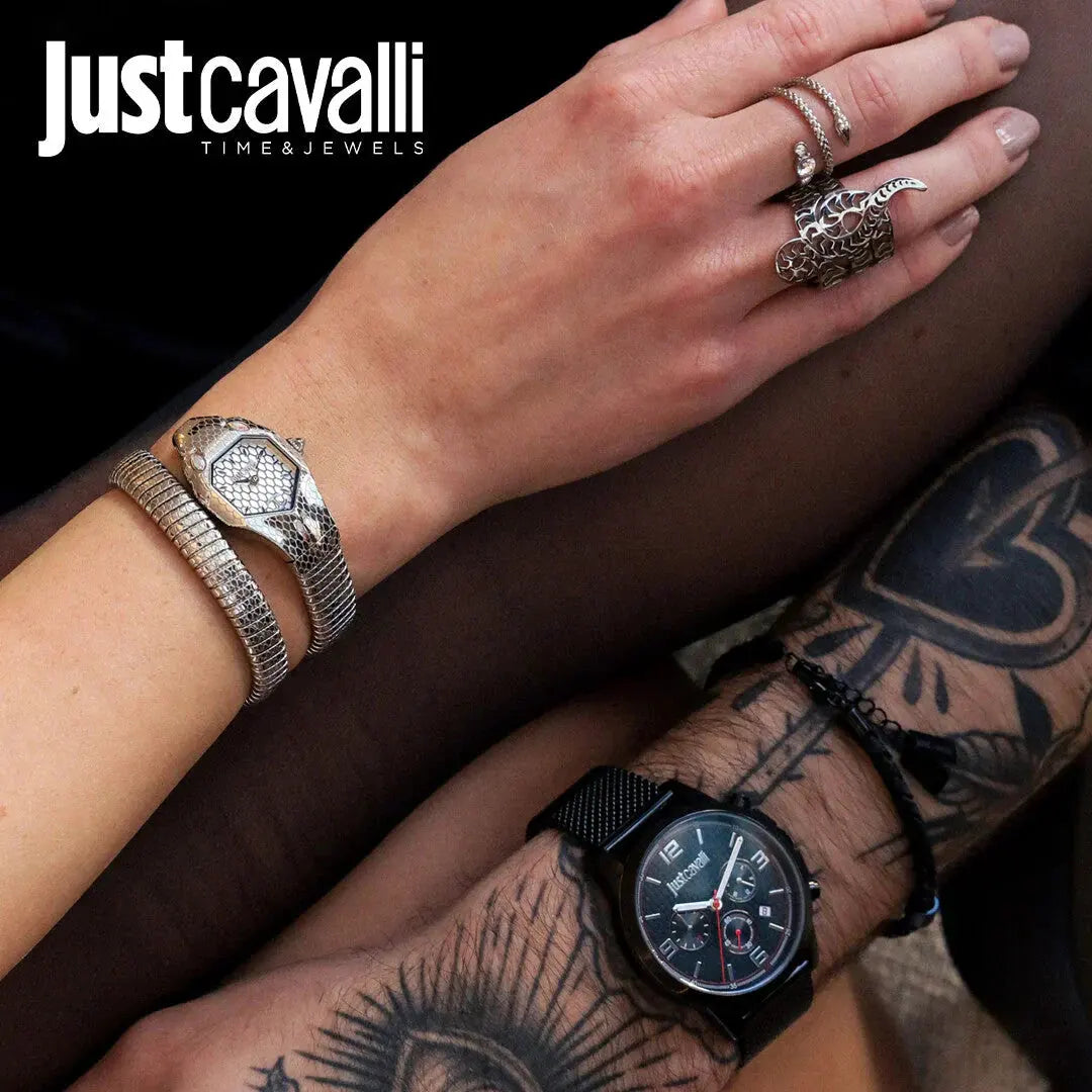 Just Cavalli Men's Black Watch, Black Dial | Jc1g175m0065 by JUST CAVALLI