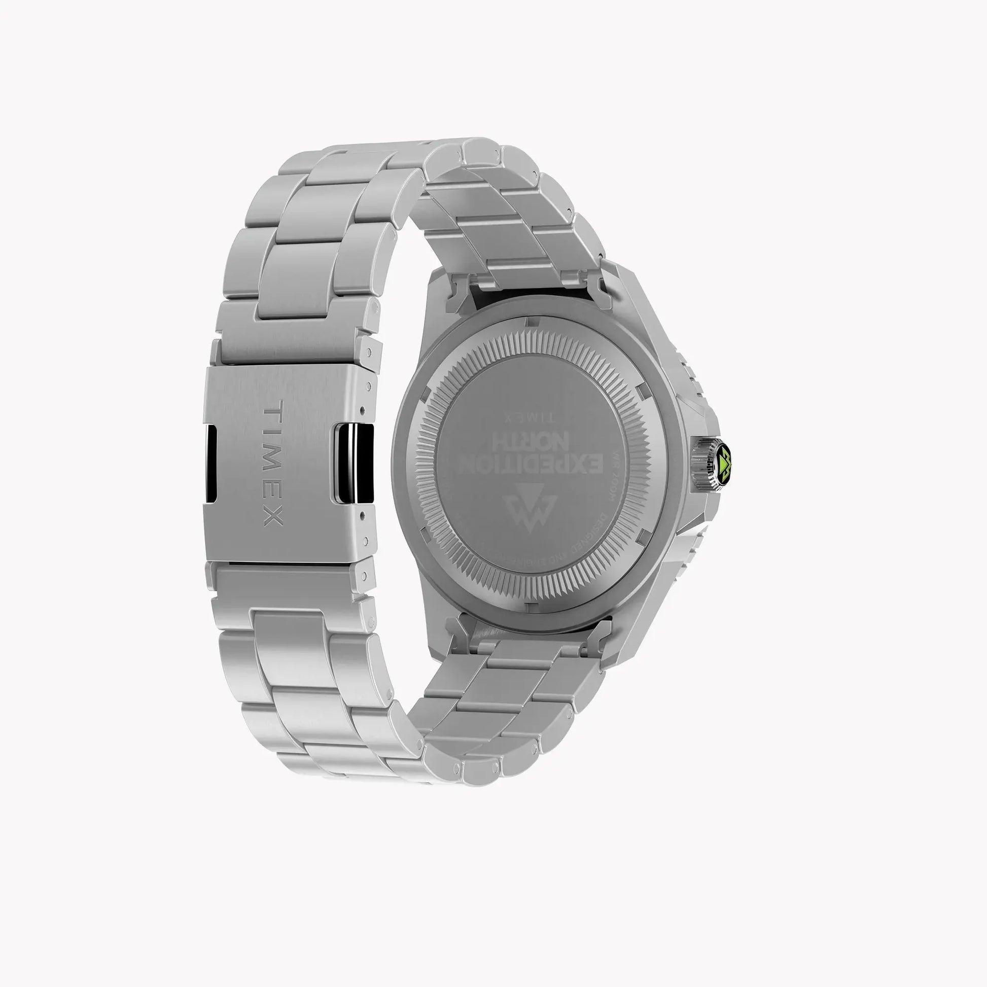 Timex Men's Stainless Steel Black Dial Watch, Silver | Tw2w41900 by TIMEX