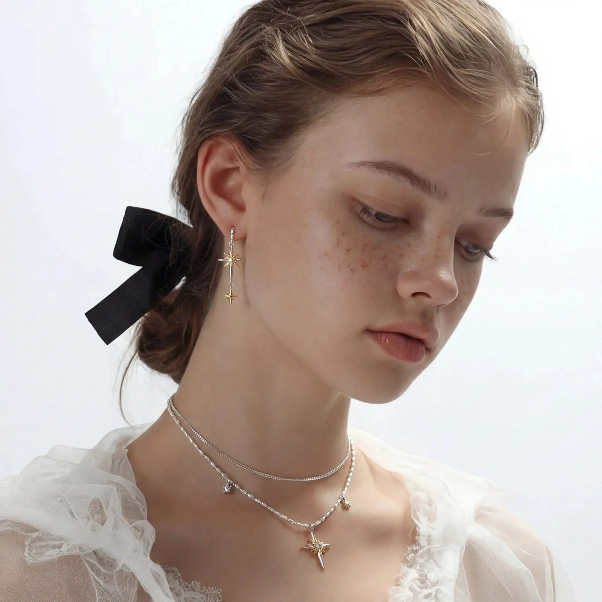 Celestial Cross Layered Set | Equanimity Essence by Equanimity Essence.