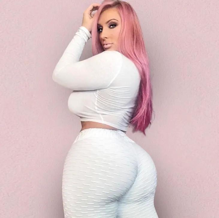 Booty Lifting Anti Cellulite Scrunch Leggings Without Pocket by Maiden-Art