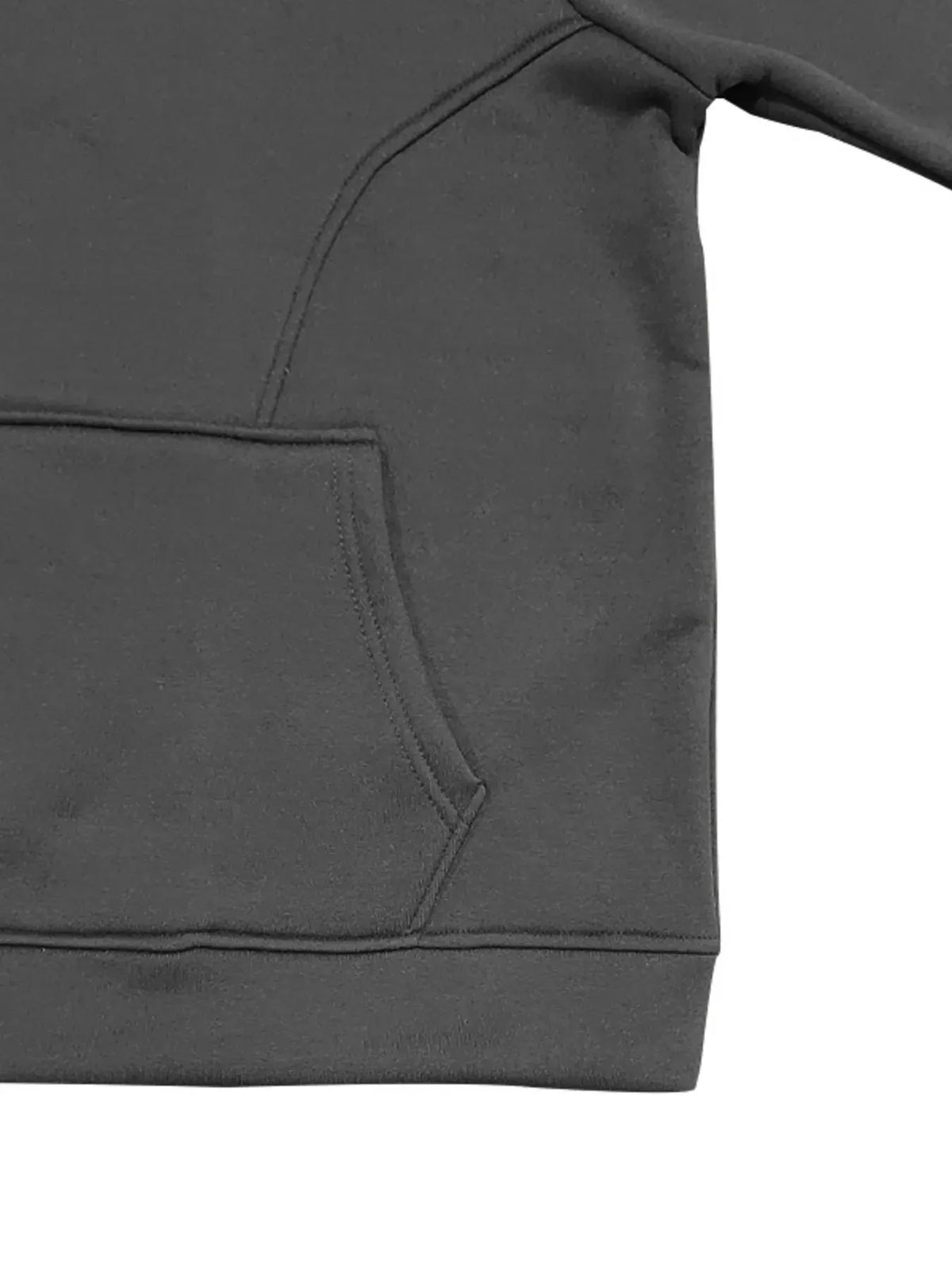 Men's Full Size Quarter Zip Long Sleeve Hoodie Plus Size by Trendsi