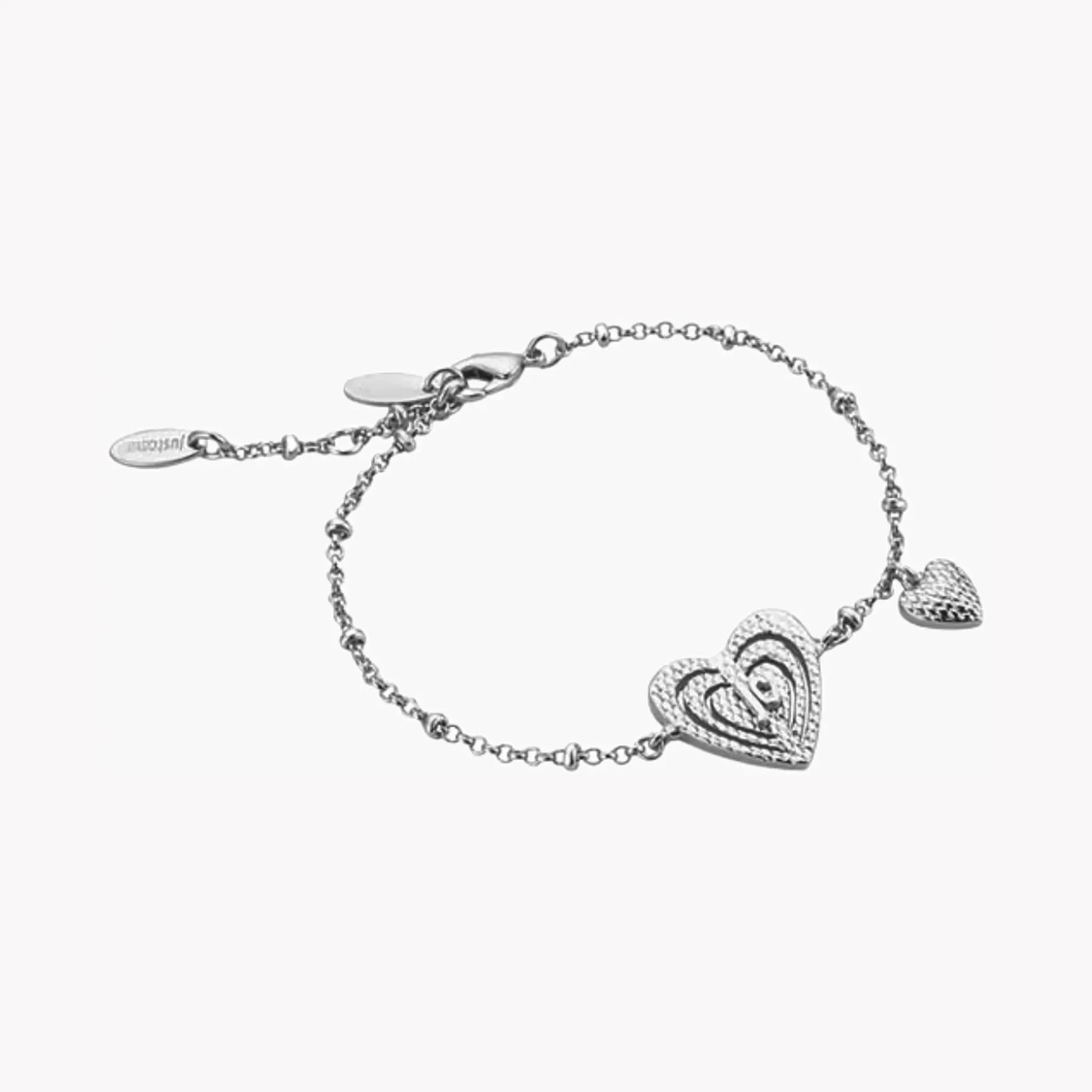 Just Cavalli Women's Brass Silver Bracelet, Silver | Jcfb00110100 by JUST CAVALLI