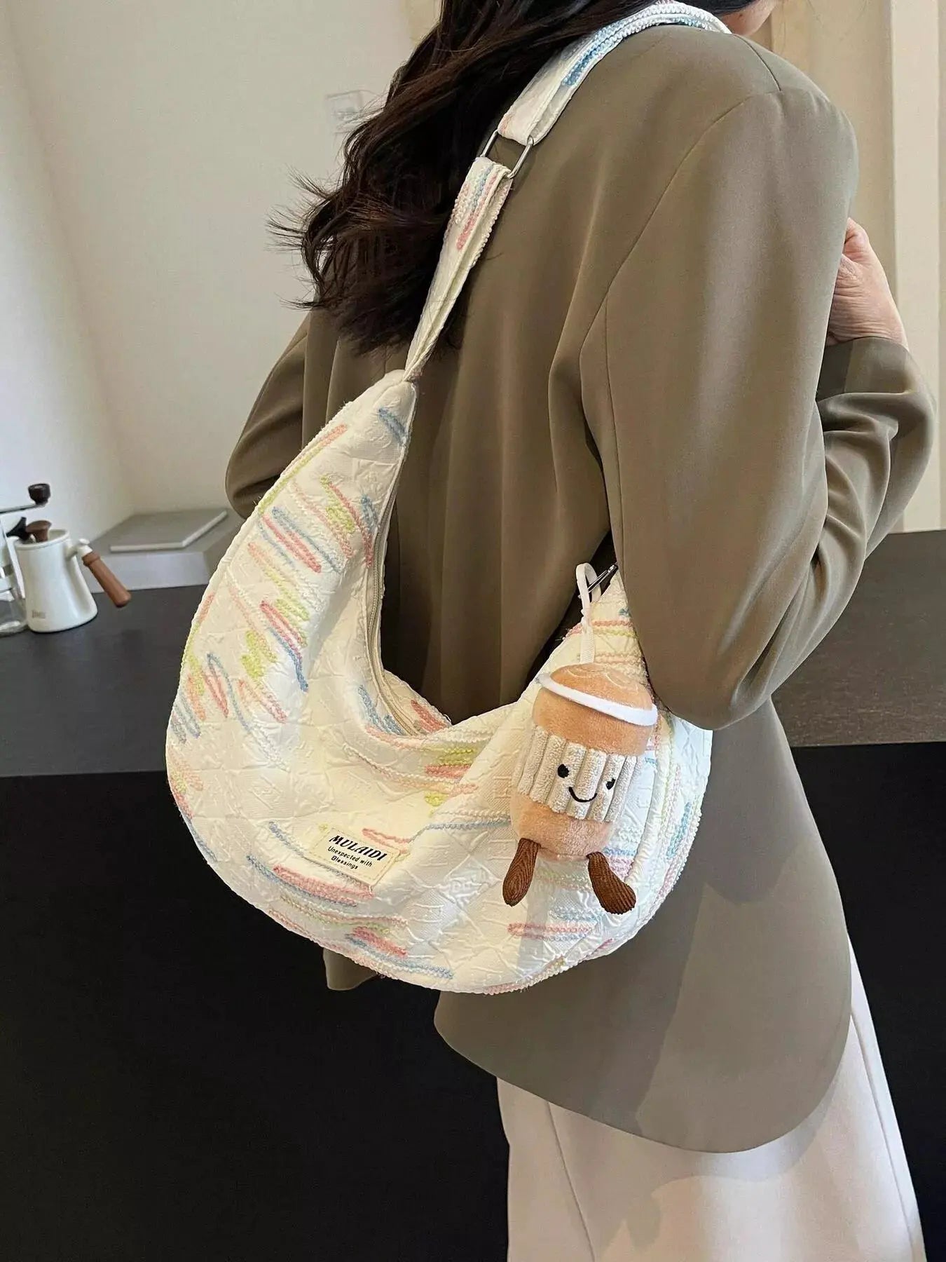 Cartoon Charm Crossbody Bag by Partner Label