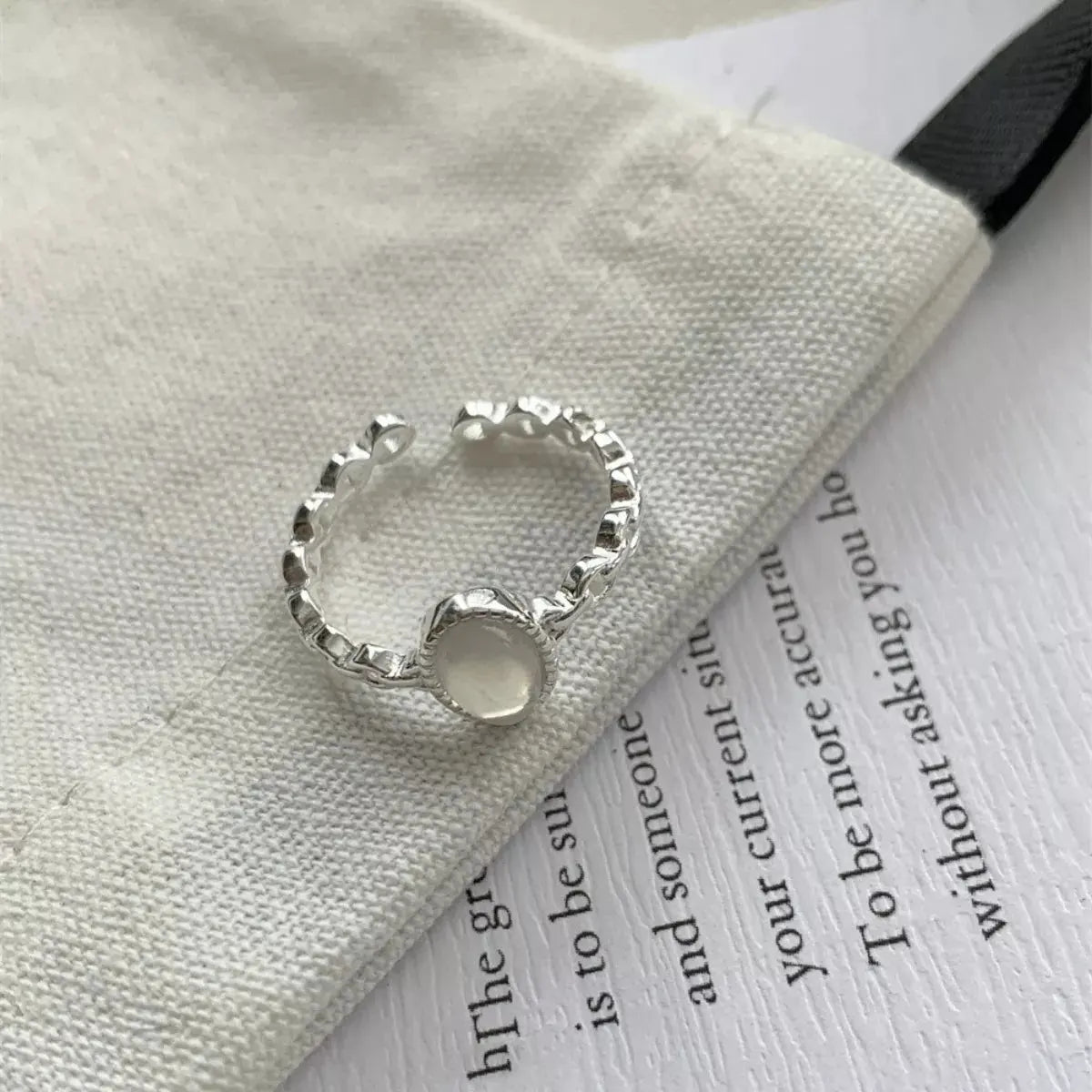 925 Sterling Silver Open Ring by Partner Label